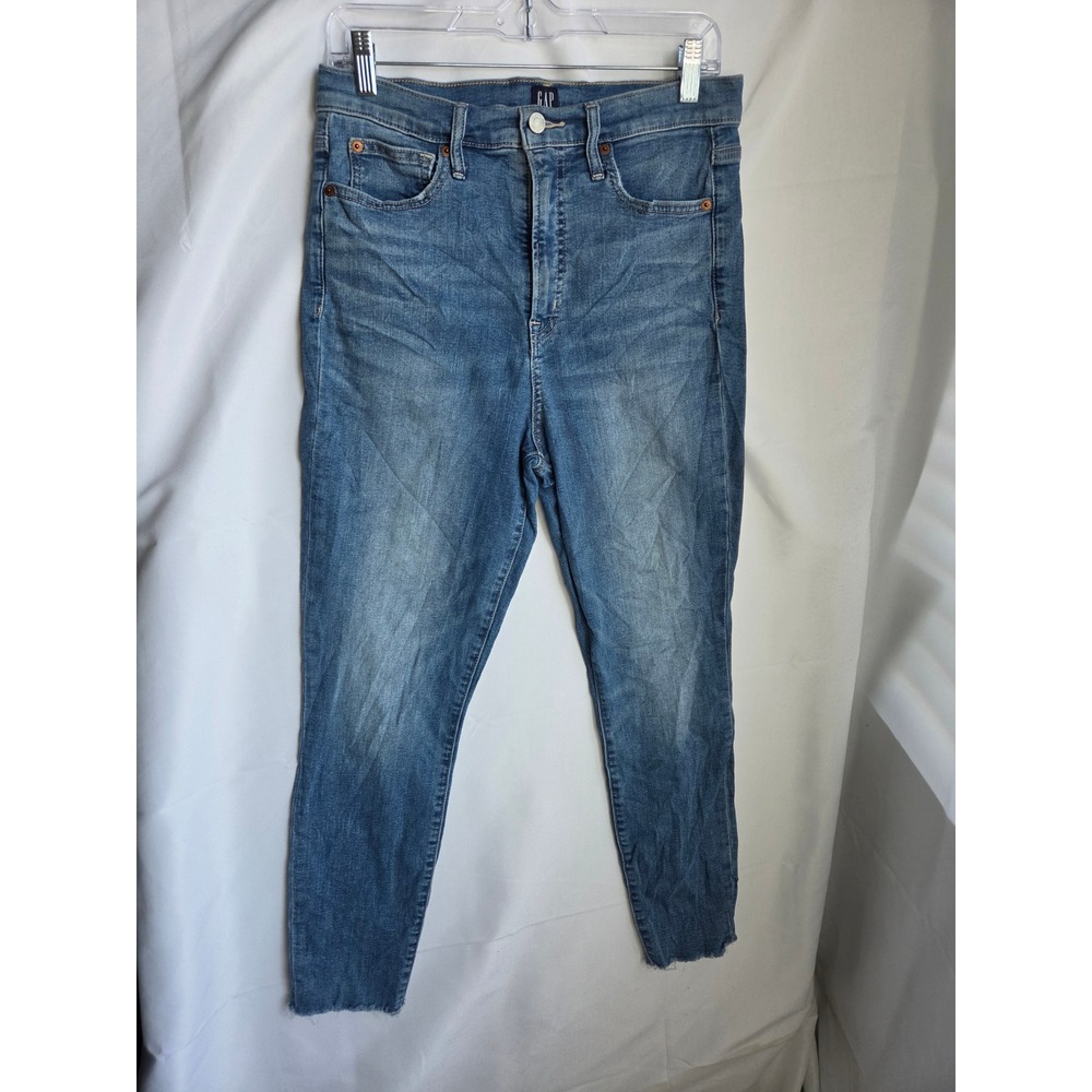 Gap True Skinny Jeans Womens  Blue Medium Skinny High Skinny